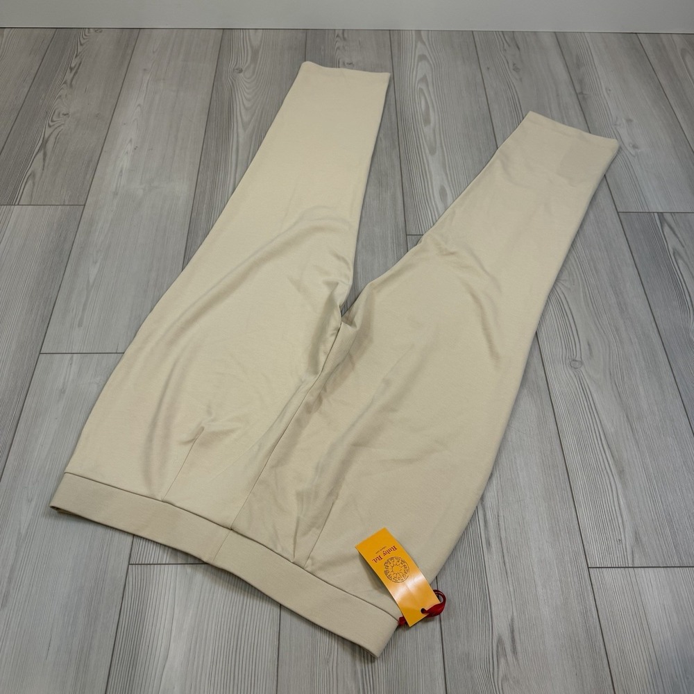 NWT Ruby Rd. Large Beige Pull On Pleated Pant Lat… - image 6